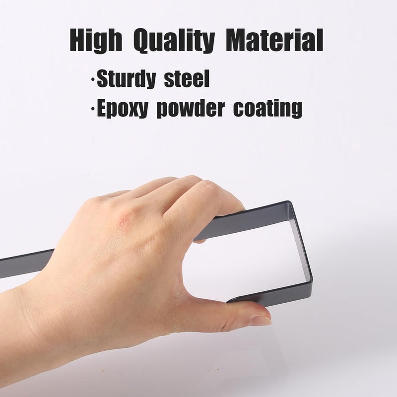 GameXcel 15" Wreath Hanger for Front Door - Large Wreath Metal Hook for Christmas Wreath Over The Door Single Hook, Black - Image 2